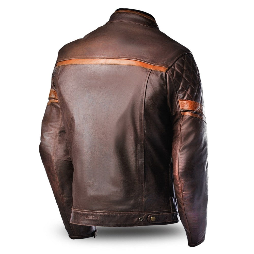  BELA - Brown Merlin Leather Jacket - SECURTEX MOTOR SL (t/a MaximoMoto)