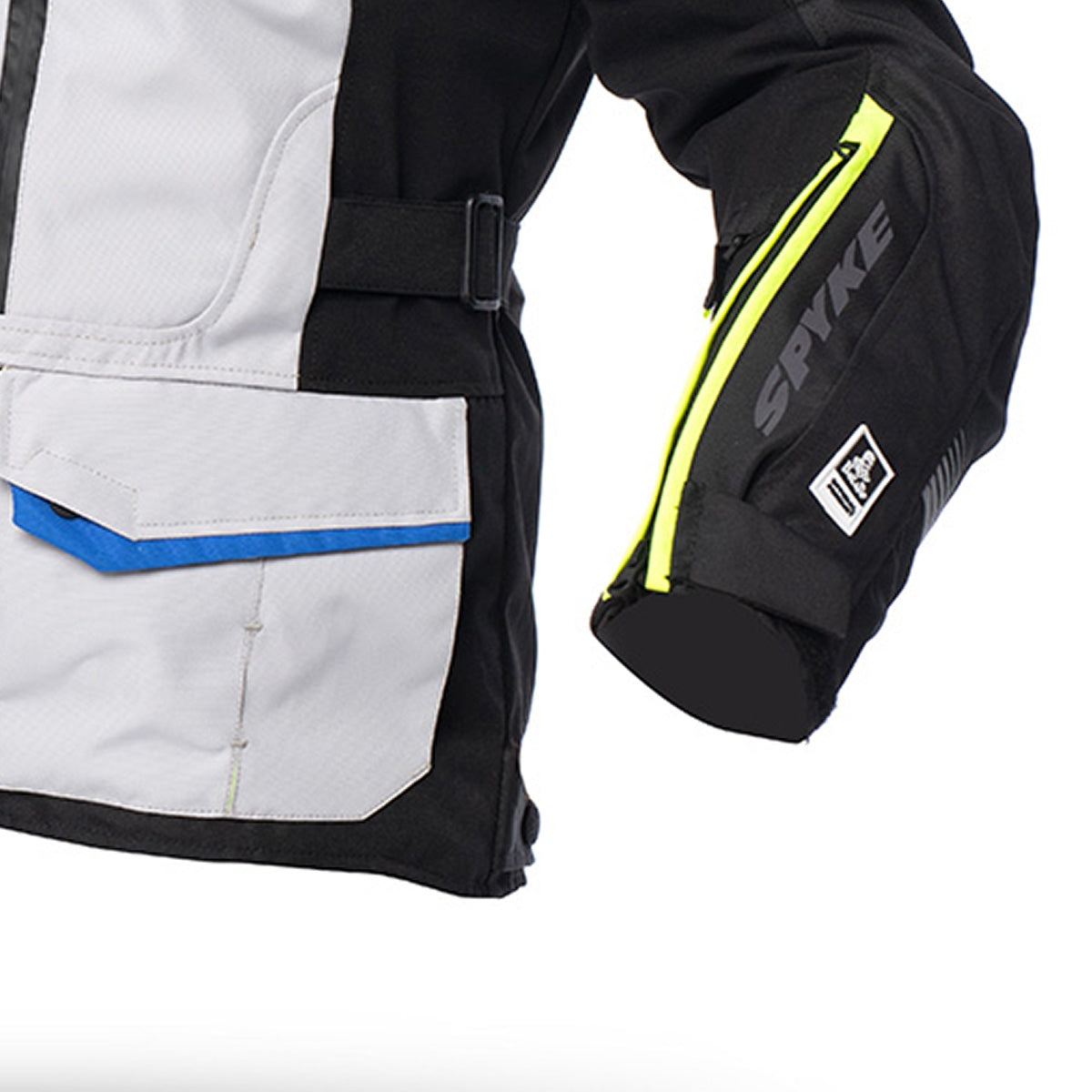  SPYKE Equator Dry Techno Man Jacket Grey/Blue/Yellow - SECURTEX MOTOR SL (t/a MaximoMoto)