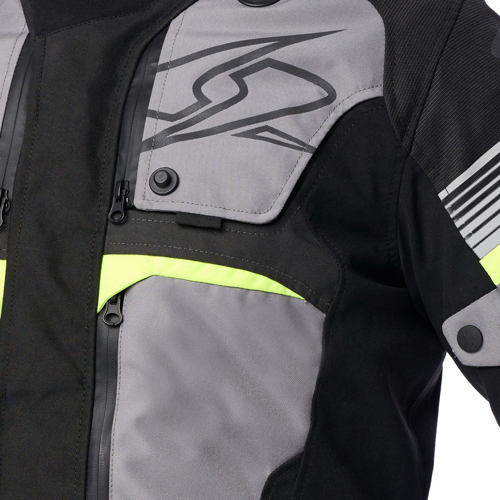  SPYKE Equator Dry Techno Man Jacket Grey/Antra/Yellow - SECURTEX MOTOR SL (t/a MaximoMoto)