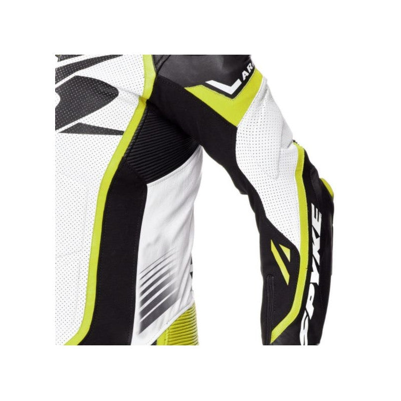  SPYKE - ARAGON RACE 1PC SUIT BLACK/FLUOYELLOW - SECURTEX MOTOR SL (t/a MaximoMoto)