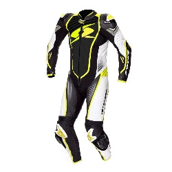 SPYKE - ARAGON RACE 1PC SUIT BLACK/WHITE/FLUO YELLOW - SECURTEX MOTOR SL (t/a MaximoMoto)