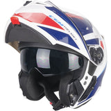 CGM - 568S BER SPORT Modular Casco Bianco Blu