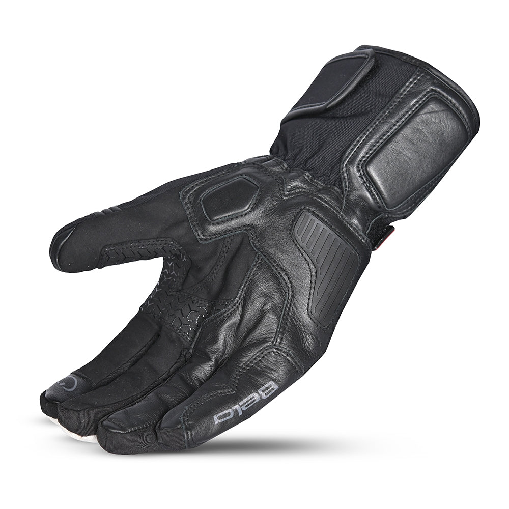  BELA - Ice Winter WP Leather Glove Black/White/Red - SECURTEX MOTOR SL (t/a MaximoMoto)