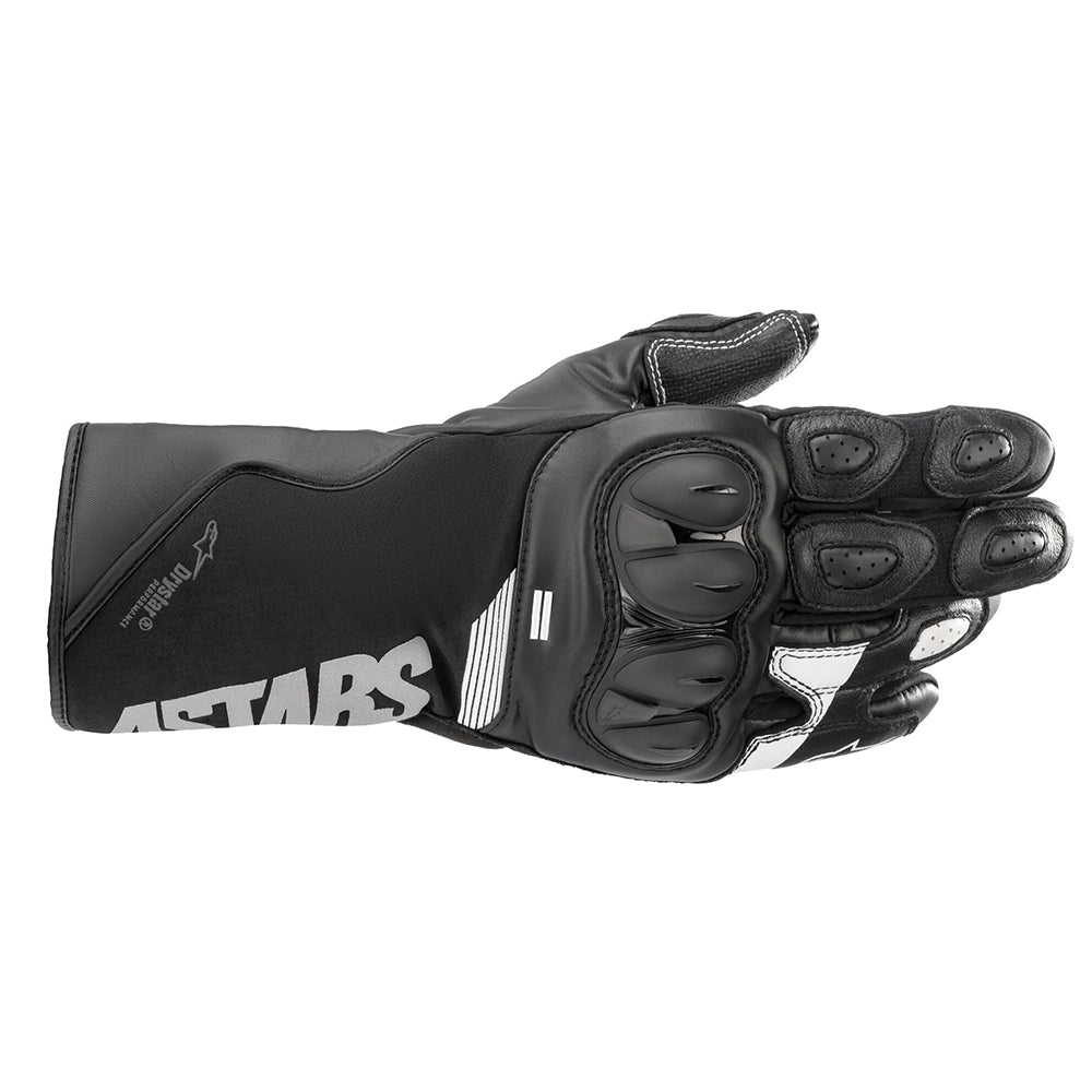 Alpinestars SP-365 Drystar Motorcycle Gloves Black & White - MaximomotoUK