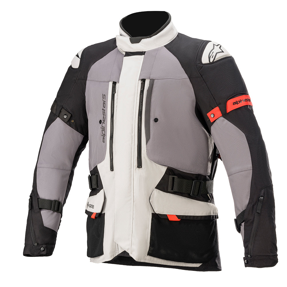 Alpinestars Ketchum Gore-Tex Jacket Ice Grey & Dark Grey & Black - front pic