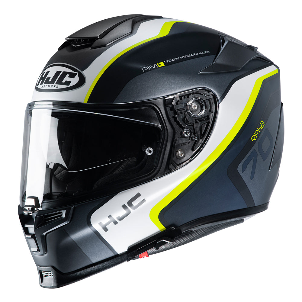 HJC RPHA 70 Kroon MC4HSF Fluo Motorbike Rider Full face Helmet 