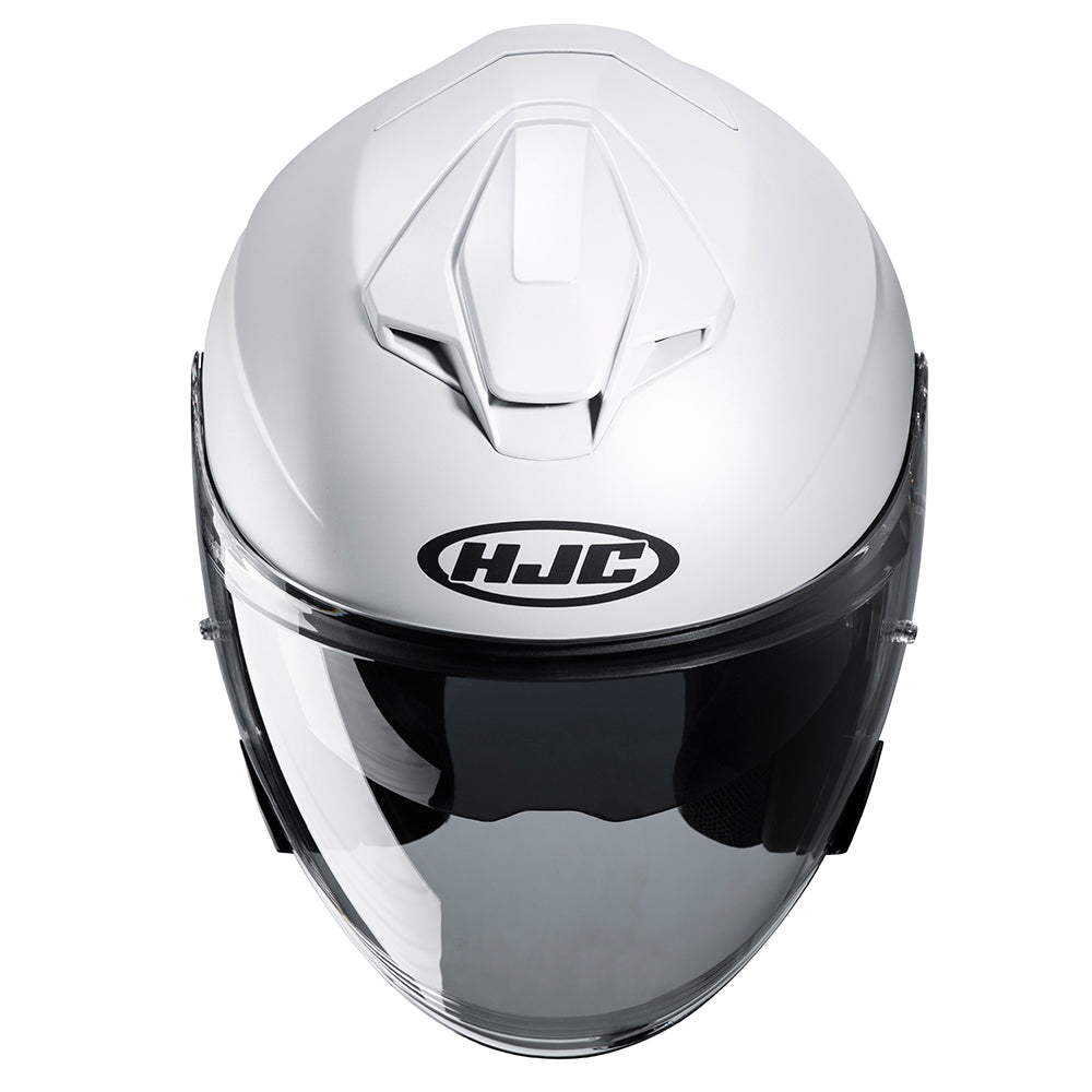 HJC I30 Gloss White Open Face Motorbike Helmet - MaximomotoUK