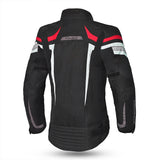 BELA HIGHLAND Textile Lady Jacket Black Ice Red