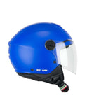 CGM - 261A MINI MONO ABIERTO CASCO Azzurro opaco - CASCO