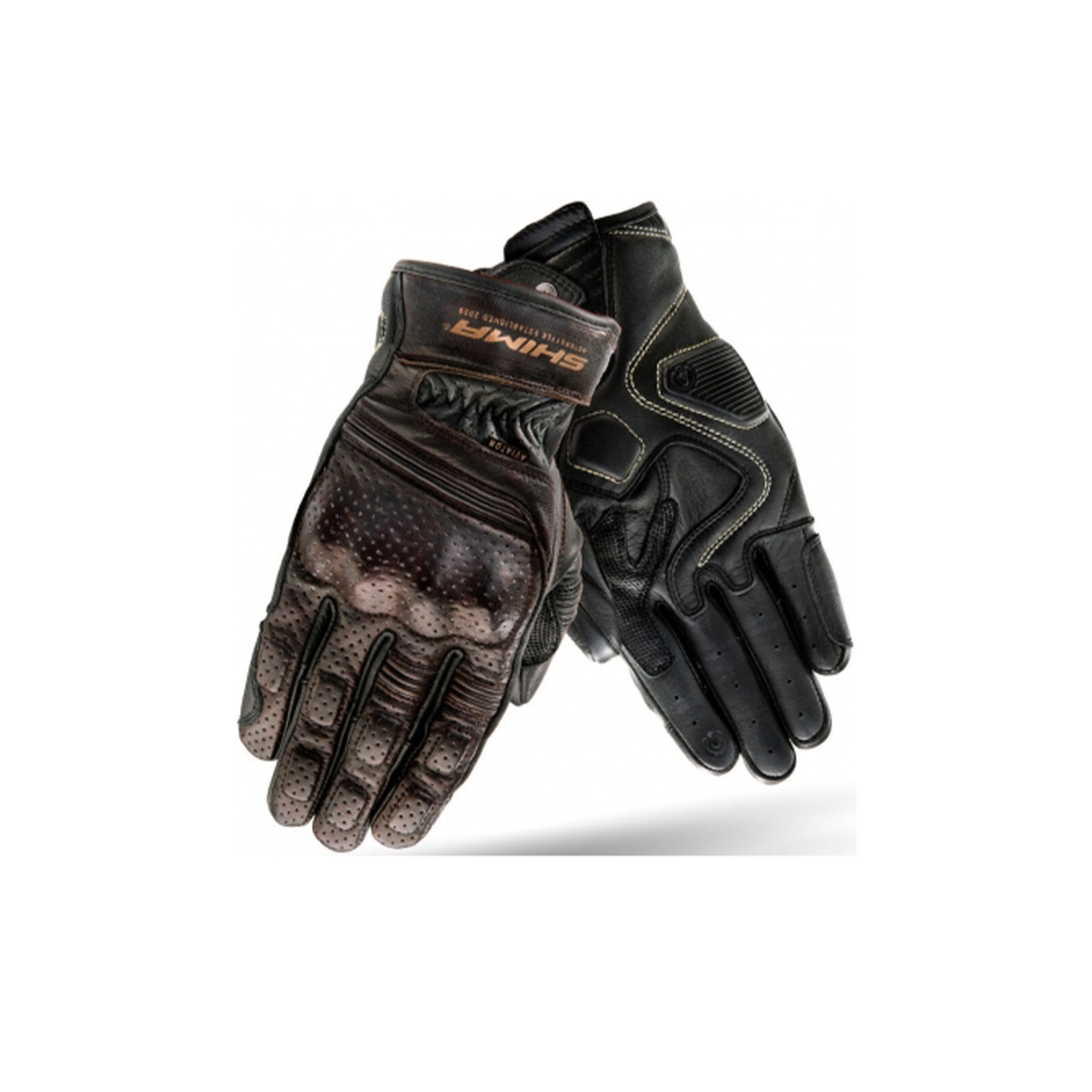 SHIMA AVIATOR GUANTES DARK BROWN - SECURTEX MOTOR S.L (t/a MaximoMoto)