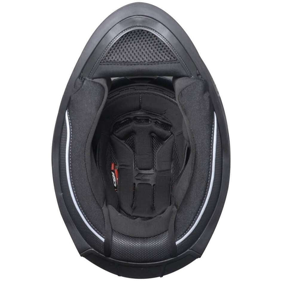 CGM 311X BLAST SKULL Moto Integral Casco Negro Azul Rojo Mate