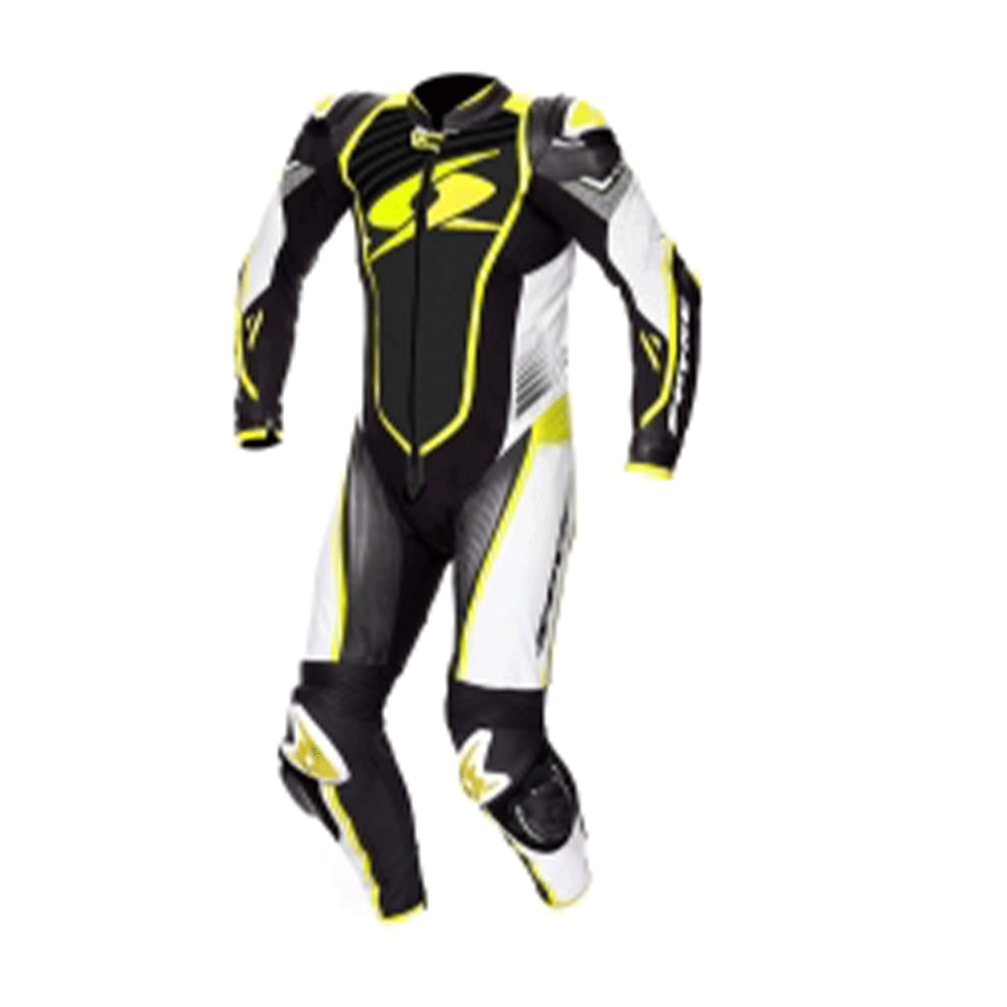  SPYKE - ARAGON RACE 1PC SUIT BLACK/WHITE/FLUO YELLOW - SECURTEX MOTOR SL (t/a MaximoMoto)