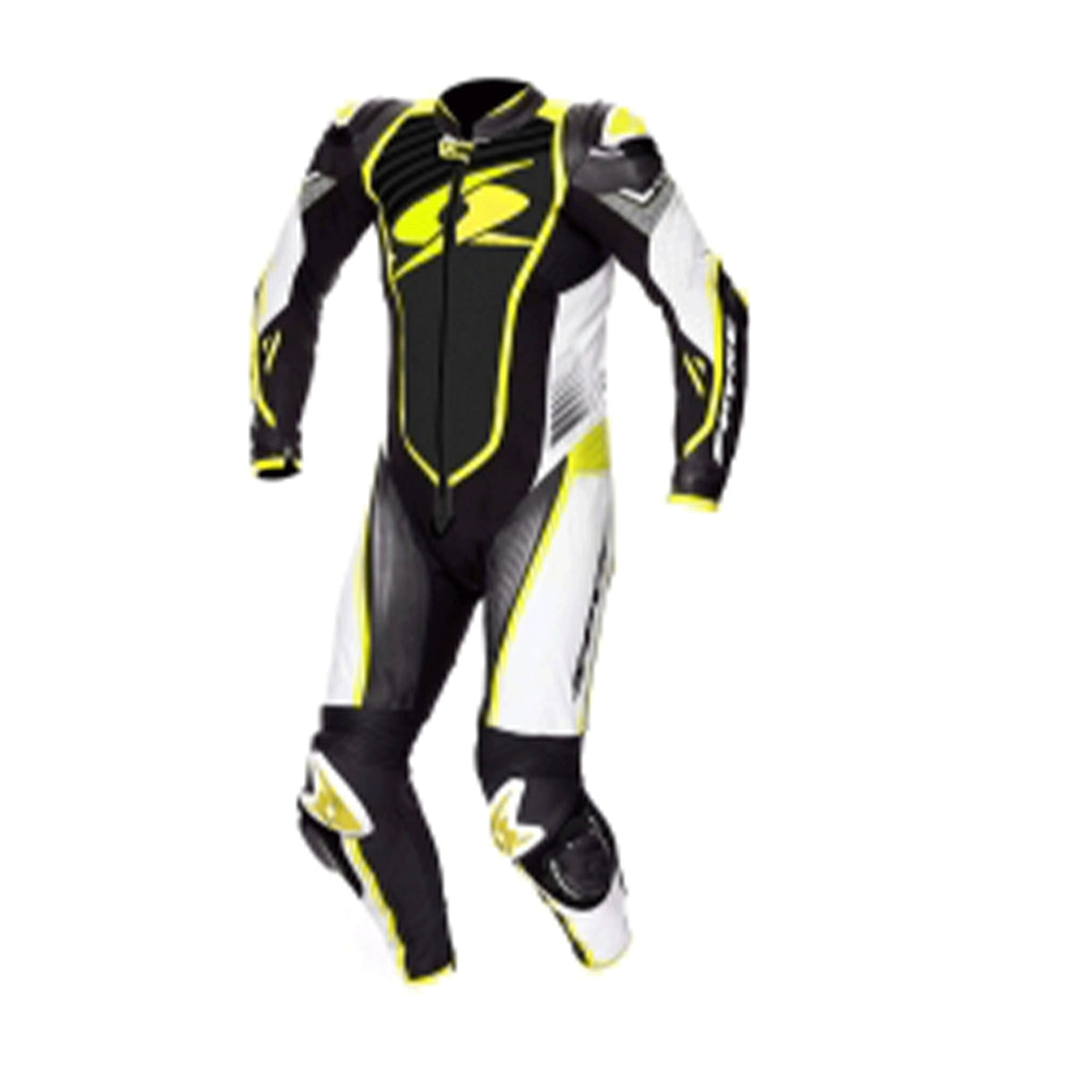  SPYKE - ARAGON RACE 1PC SUIT BLACK/WHITE/FLUO YELLOW - SECURTEX MOTOR SL (t/a MaximoMoto)