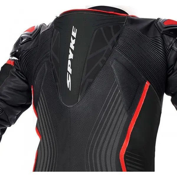  SPYKE - ARAGON RACE 1PC SUIT BLACK/FLUO RED - SECURTEX MOTOR SL (t/a MaximoMoto)