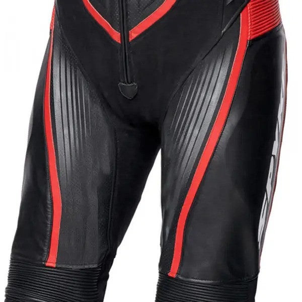  SPYKE - ARAGON RACE 1PC SUIT BLACK/FLUO RED - SECURTEX MOTOR SL (t/a MaximoMoto)