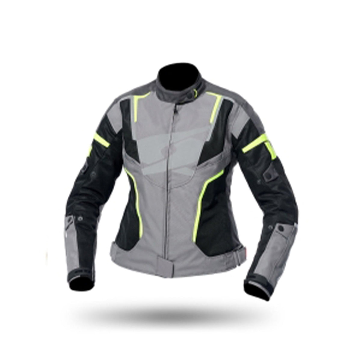  SPYKE - AIRMASTER LADY JACKET BLACK/GRAY/FLUOYELLOW - SECURTEX MOTOR SL (t/a MaximoMoto)