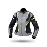  SPYKE - AIRMASTER LADY JACKET BLACK/GRAY/FLUOYELLOW - SECURTEX MOTOR SL (t/a MaximoMoto)