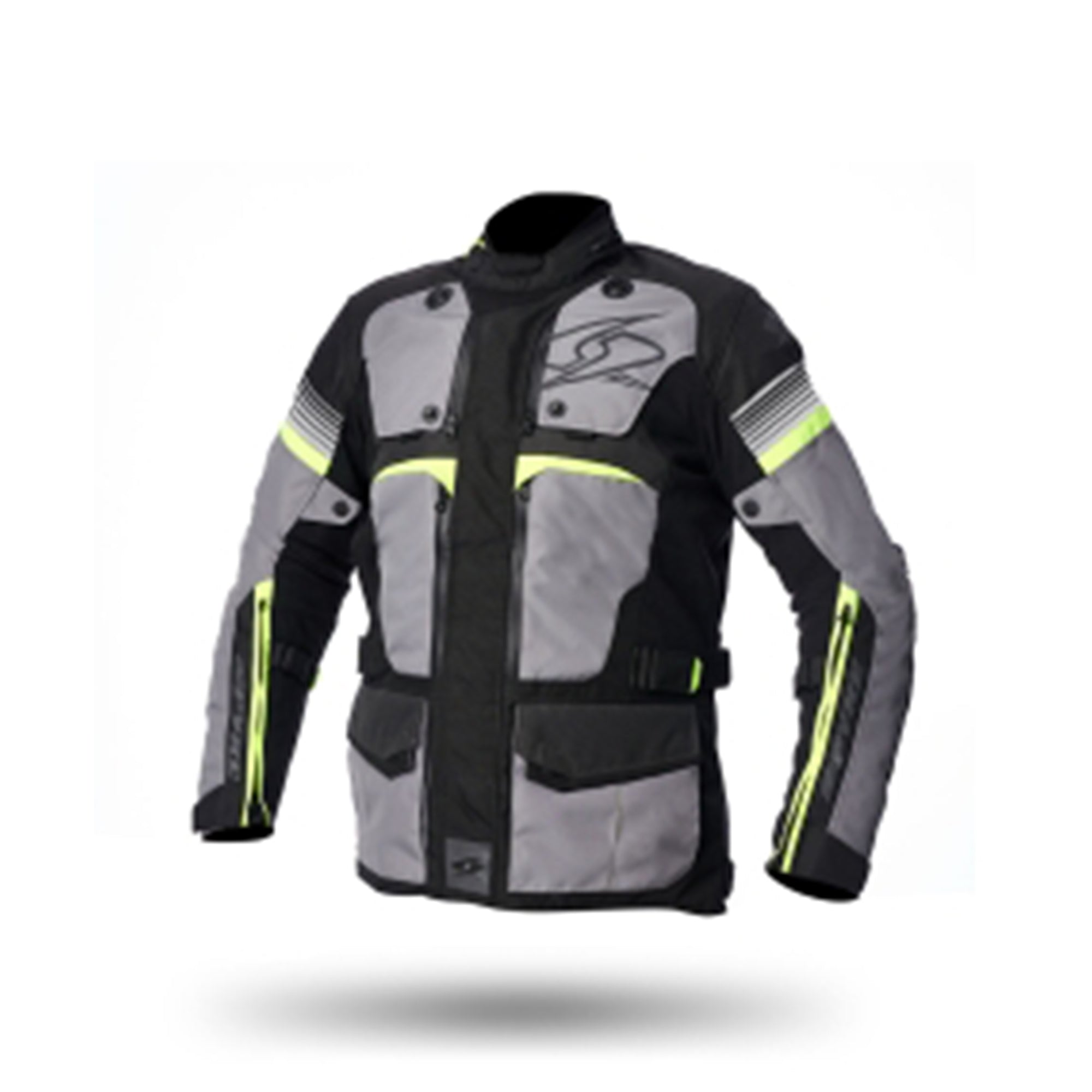  SPYKE Equator Dry Techno Man Jacket Grey/Antra/Yellow - SECURTEX MOTOR SL (t/a MaximoMoto)