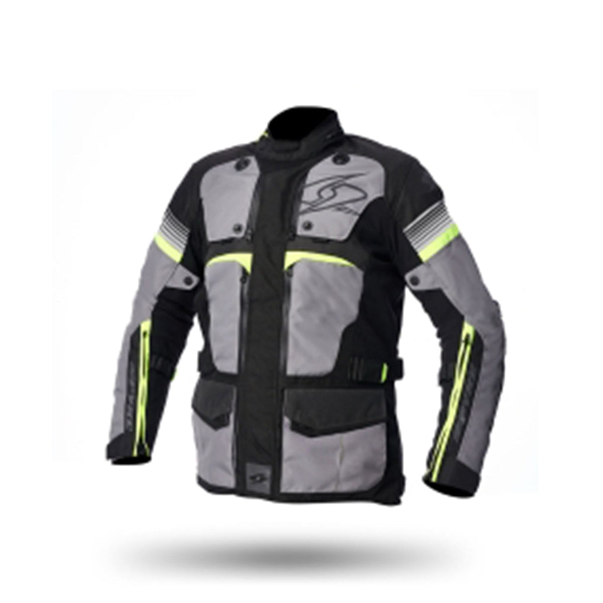  SPYKE Equator Dry Techno Man Jacket Grey/Antra/Yellow - SECURTEX MOTOR SL (t/a MaximoMoto)