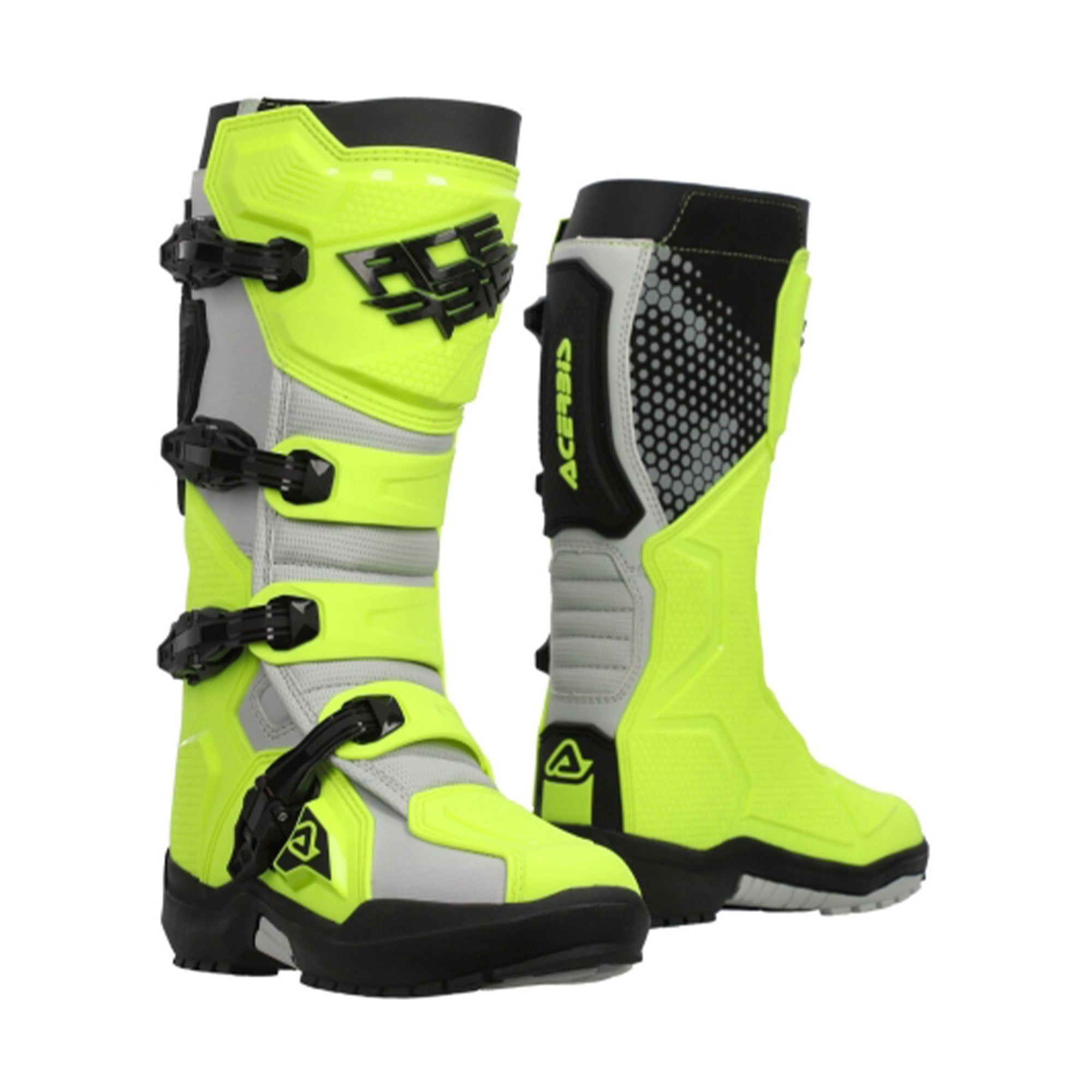  ACERBIS - ARTIGLIO OFF ROAD BOOTS FLUO YELLOW/WHITE - SECURTEX MOTOR SL (t/a MaximoMoto)