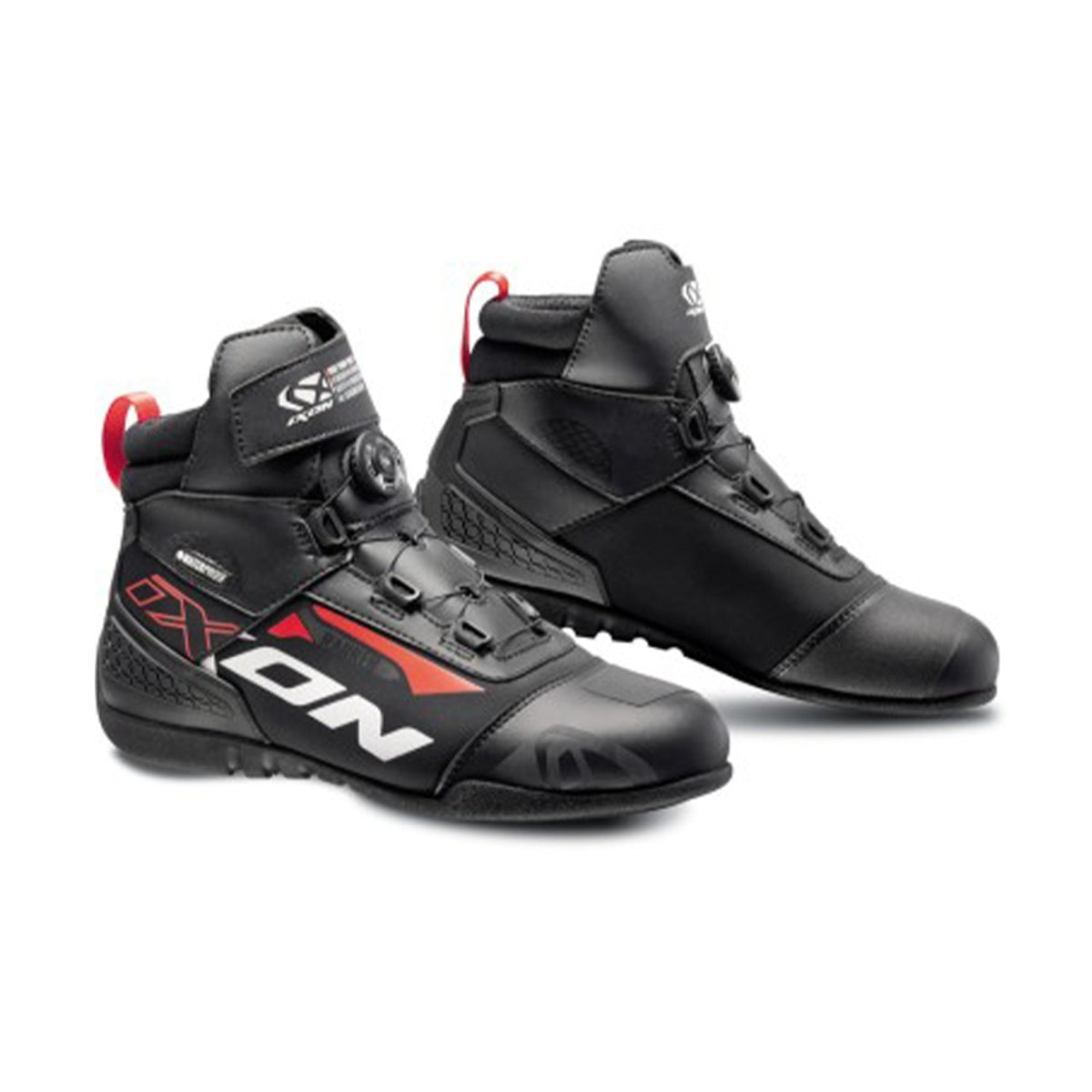  IXON- RANKER BOOTS WPBLACK/WHITE/RED - SECURTEX MOTOR SL (t/a MaximoMoto)