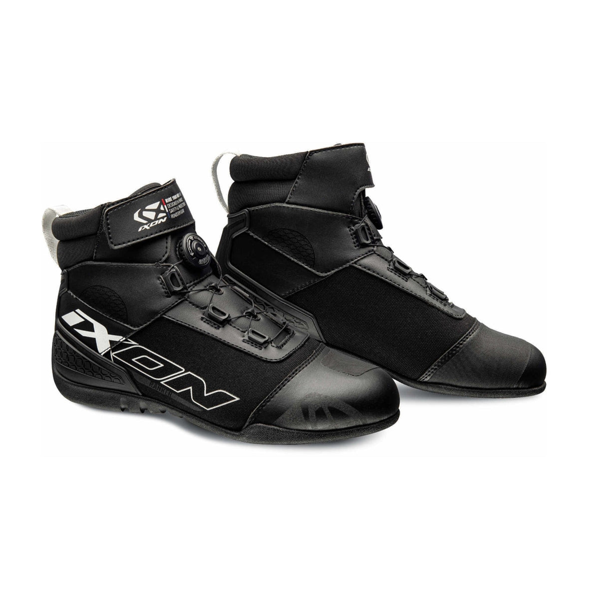  IXON- RANKER BLACK/WHITE BOOTS - SECURTEX MOTOR SL (t/a MaximoMoto)