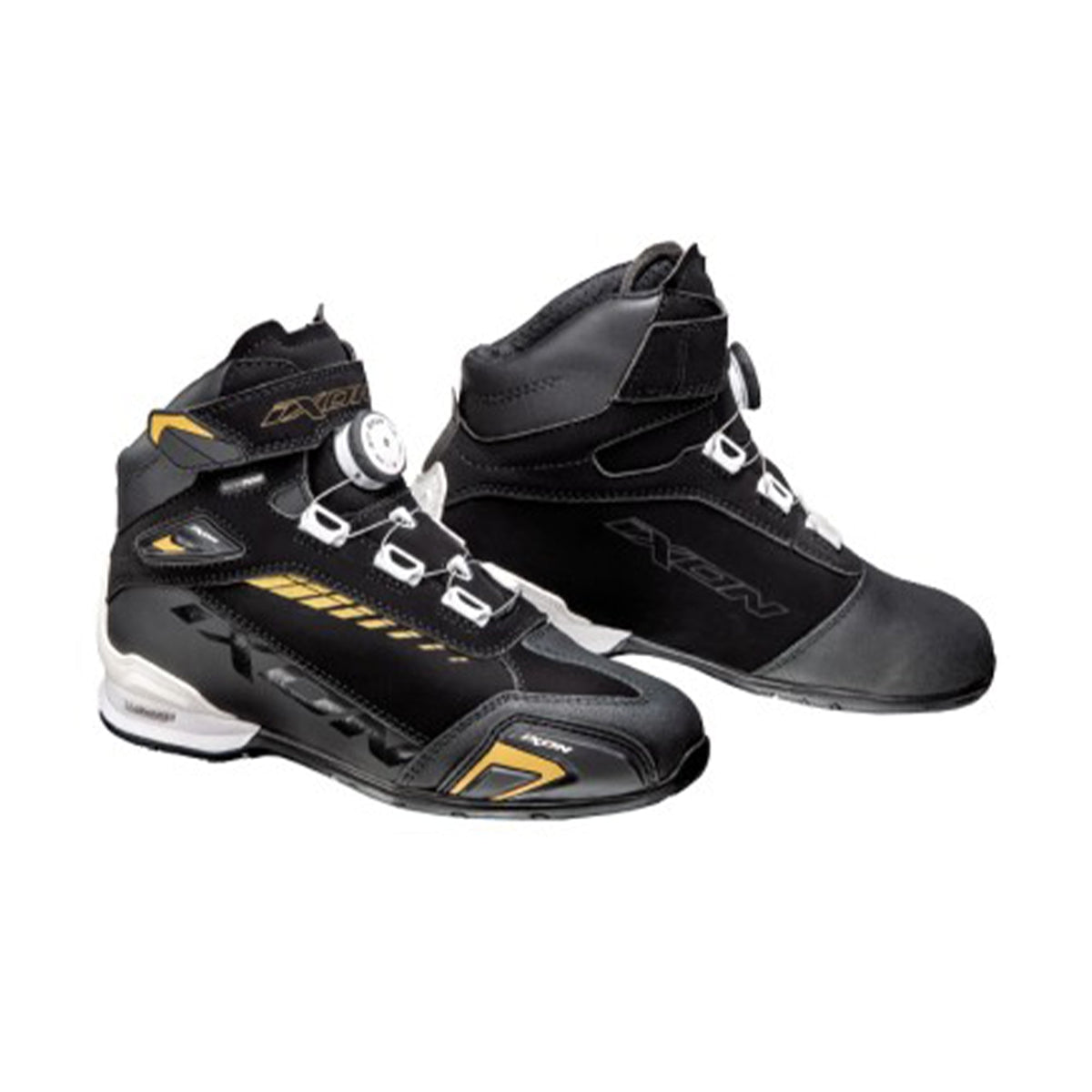  IXON- BULL WP LADY BLACK/WHITE/GOLD BOOTS - SECURTEX MOTOR SL (t/a MaximoMoto)
