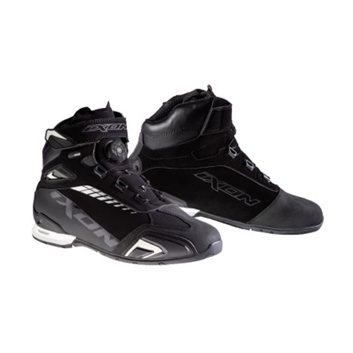  IXON- BULL WP BLACK/WHITE BOOTS - SECURTEX MOTOR SL (t/a MaximoMoto)