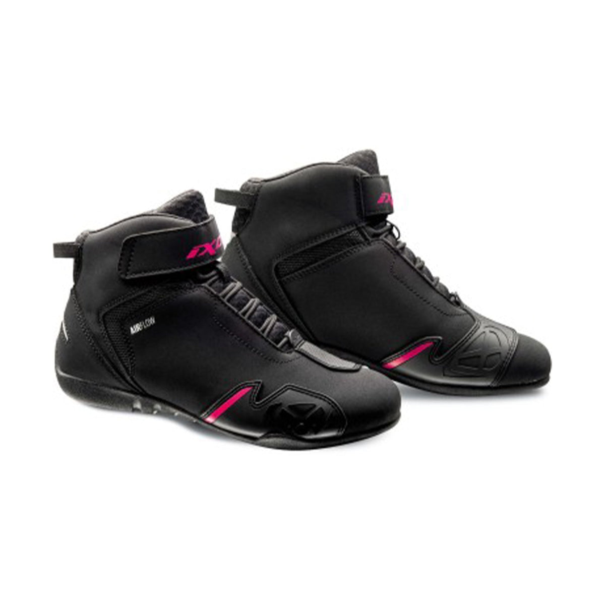  IXON- GAMBLER LADY BLACK/FUSHIA BOOTS - SECURTEX MOTOR SL (t/a MaximoMoto)