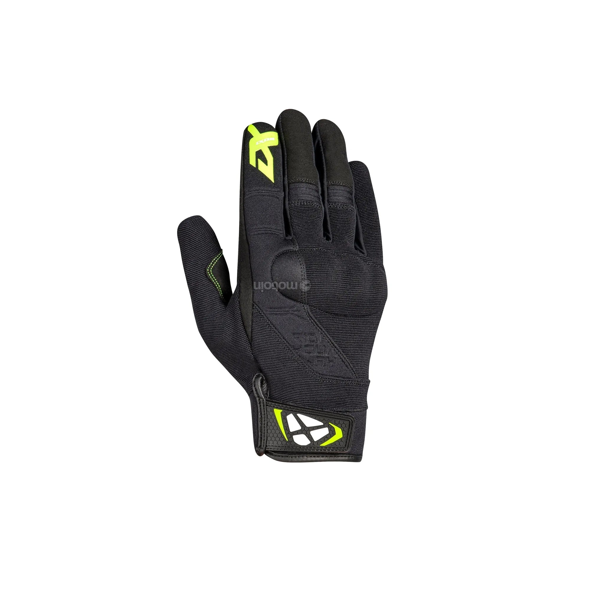  IXON-GLOVES RS DELTA MAN BLACK/BRIGHT YELLOW/WHITE - SECURTEX MOTOR SL (t/a MaximoMoto)