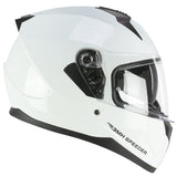 SKA-P 3MHA SPEEDER MONO Integral Moto Casco Blanco