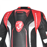 BELA X Race 1PC Motorbike Racing Suit UK Black White Red 