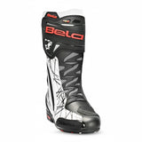 BELA Air Rider GP-1 Motorcycle Racing Leather Boots Black/White