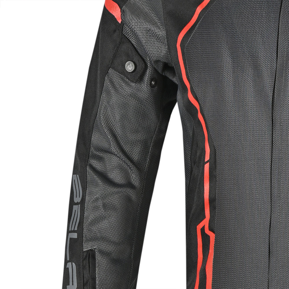 Bela Artrex Touring Motorcycle Textile Jacket Black Grey Red