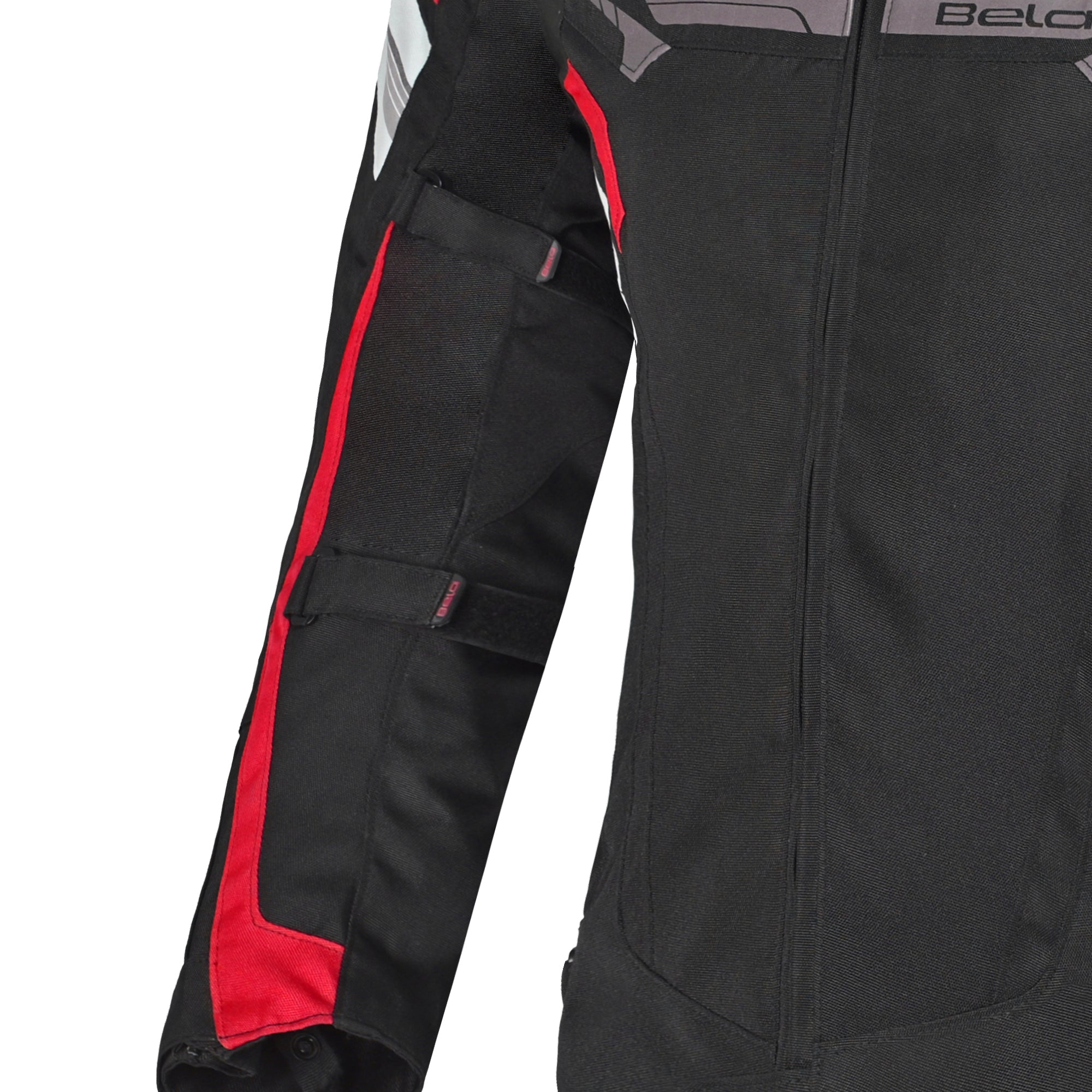 BELA HIGHLAND Lady Motorbike Textile Jacket Black Ice Red