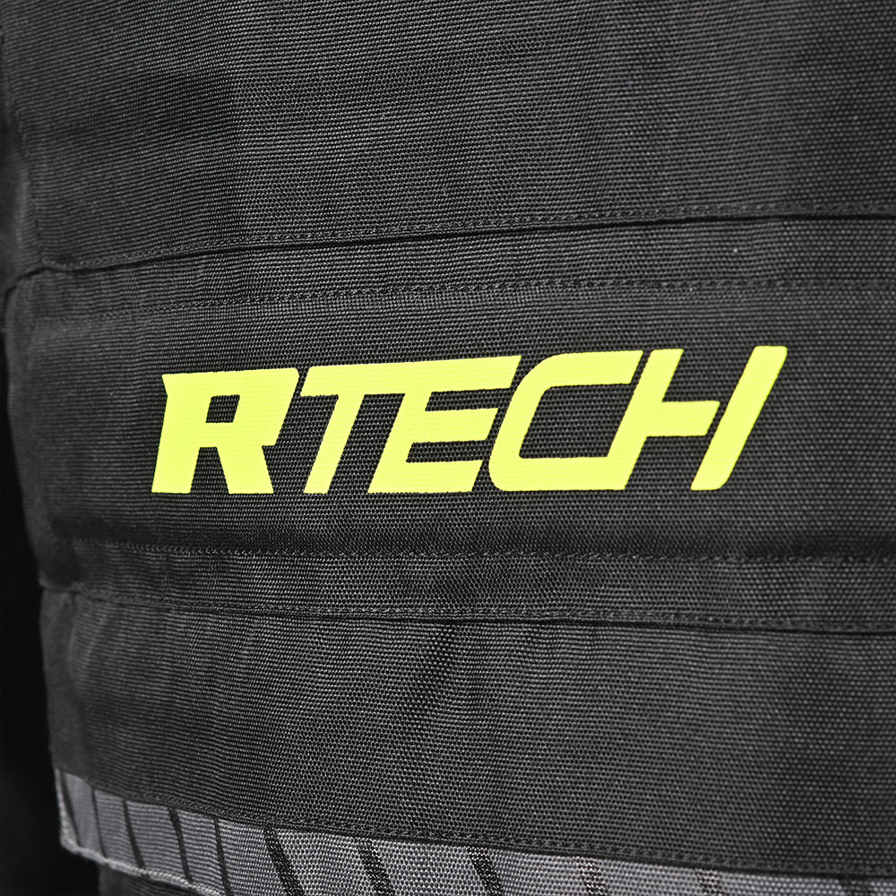 R-TECH KNIGHT RIDER 3IN1 Motorcycle Jacket (Long) Black/Anthracite/Yellow