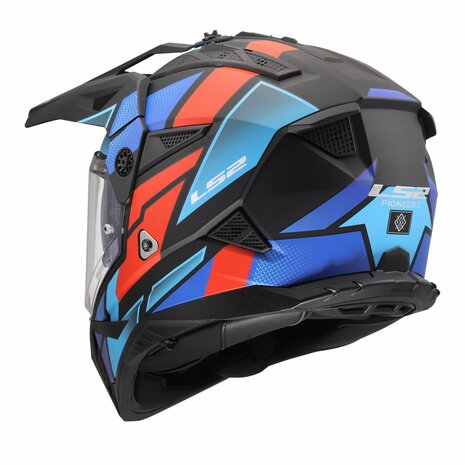 LS2 MX702 PIONEER II BLOCK OFF ROAD MOTORCYCLE ADVENTURE HELMET