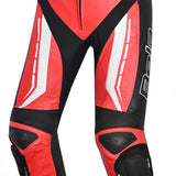 BELA Rocket Lady 2 PC Motorcycle Racing Suit Red Black White 