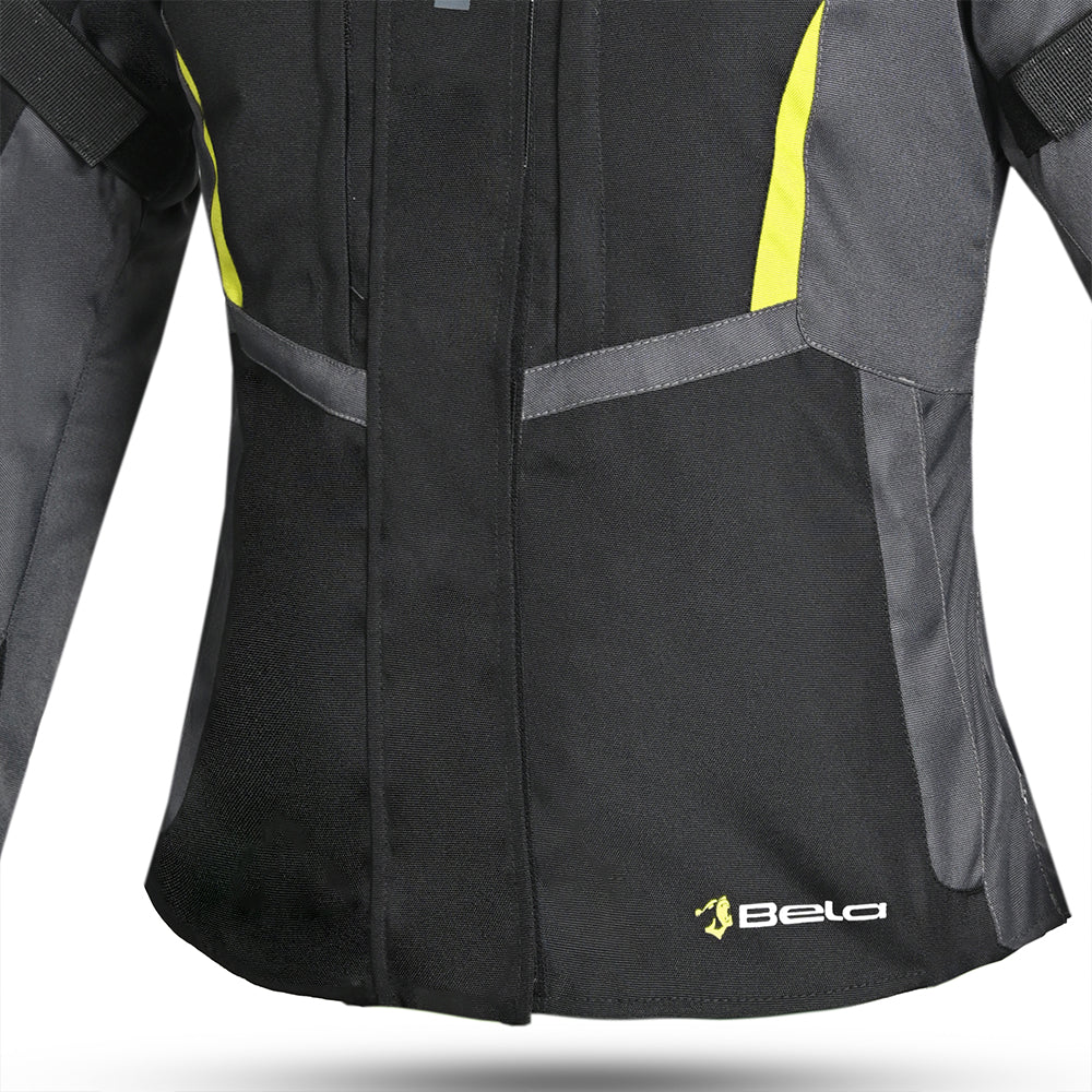 BELA - Chaqueta Textil Hurricane Lady  Negro/Amarillo - SECURTEX MOTOR S.L (t/a MaximoMoto)