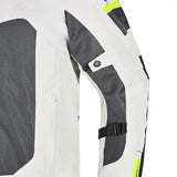 R Tech Spiral Mesh Motorcycle Jacket Ice/Grey/Yellow Flour