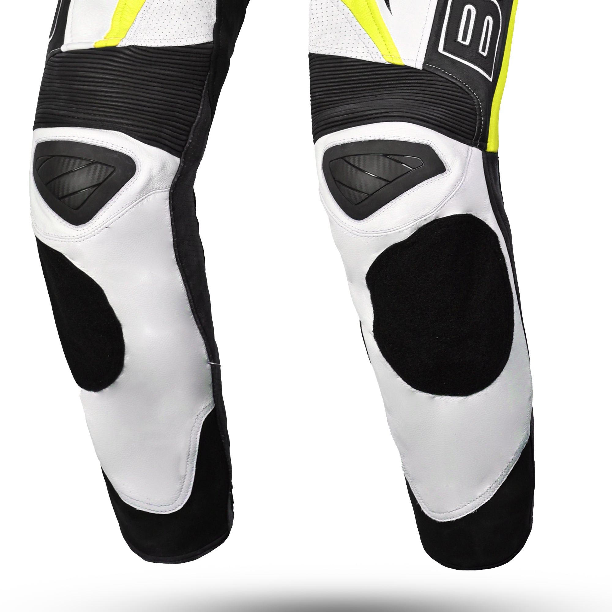 BELA Rocket Lady 1 PC Motorcycle Racing Suit White Black Yellow