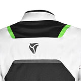 R-TECH SPIRAL MESH Motorcycle Textile Jacket White Black Green