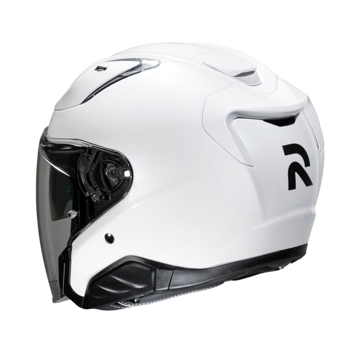 HJC RPHA 31 Plain Touring Motorcycle Open Face Helmet Pearl White