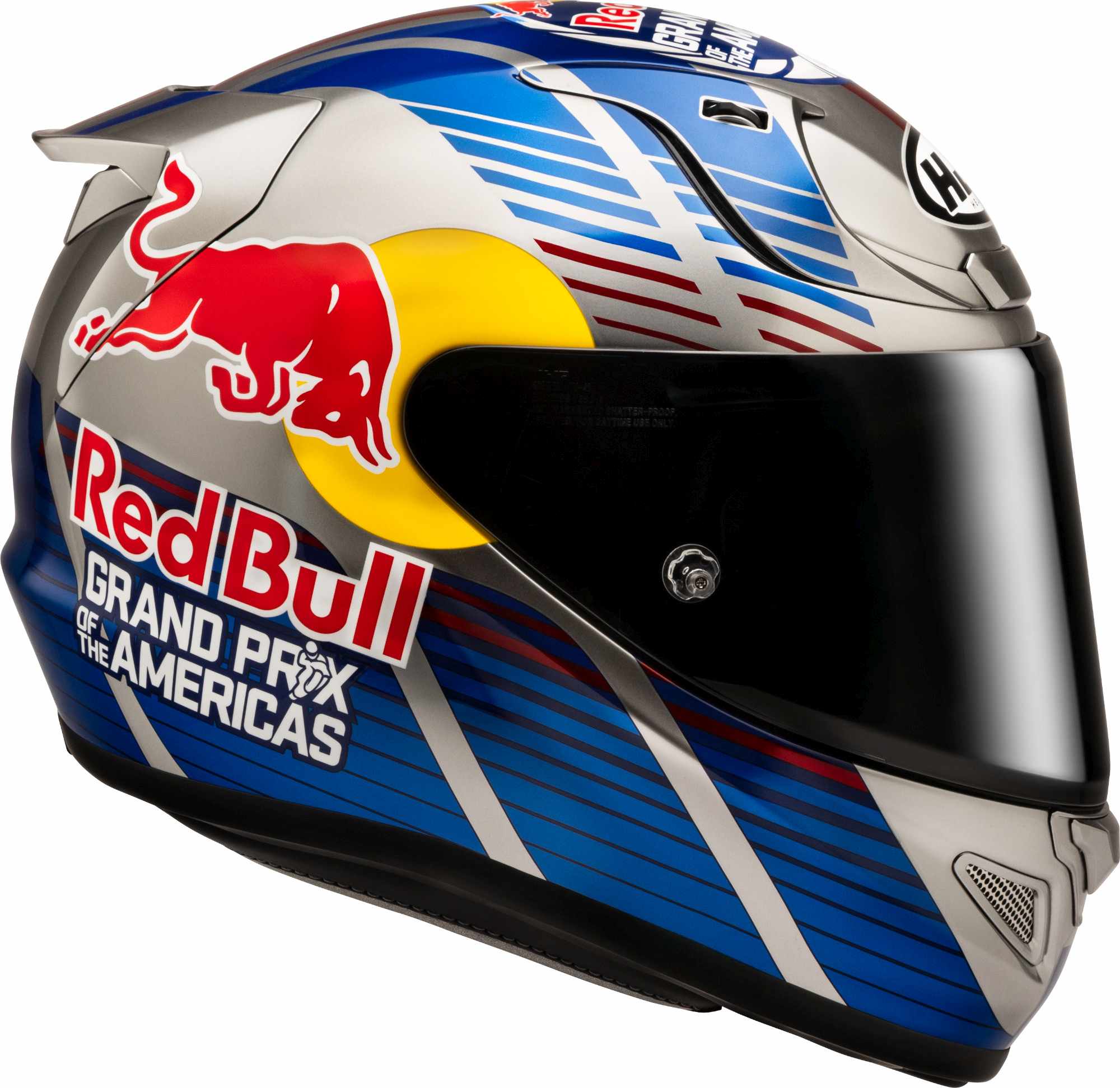 HJC RPHA 12 Red Bull Austin GP 2 Premium sport Helmet White Red Blue