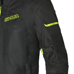 SHUA Gravity Mesh Summer Motorcycle Jacket Black Yellow