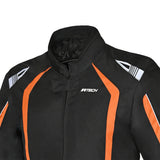 R-TECH MARSHAL Motorcycle Textile Jacket Black/Orange