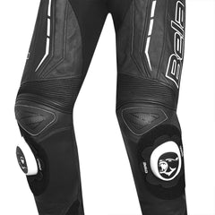 BELA Rocket Man Mix Kangaroo 1 PC Motorcycle Suit Black White 