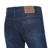 Bela Stroke Motorcyle Denim Blue back closeup