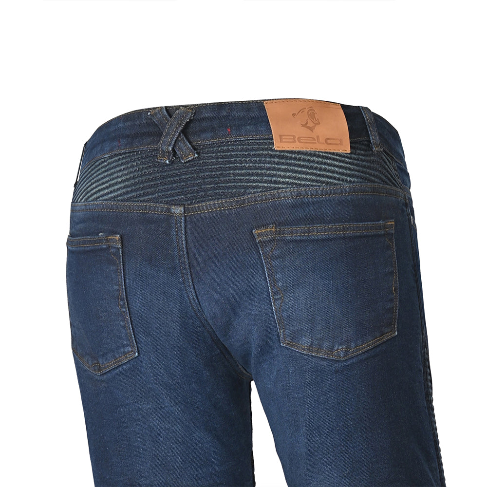 BELA Urban Motorcycle Denim Jeans Blue