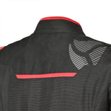 R-Tech Knight Rider Short - Motorcycle Racing Jacket - Black Dark Grey Red 